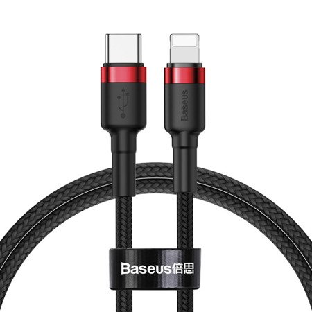 Baseus Cafule Cable | Szybki nylonowy kabel Type-C - Lightning (iPhone Apple) Power Delivery PD 18W EOL	