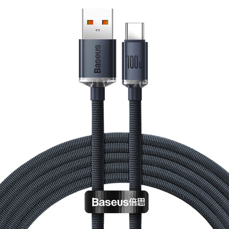 Baseus Crystal Shine | Kabel USB Type-C 100W 66W 6A do Huawei Honor 50 Pro 2m