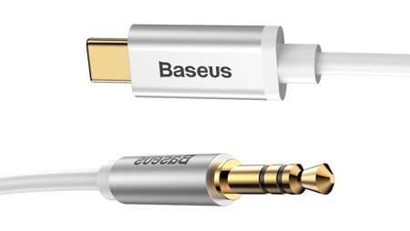 Baseus Yiven | Kabel Audio AUX Adapter Type-C USB-C do Mini Jack 3.5 120cm 